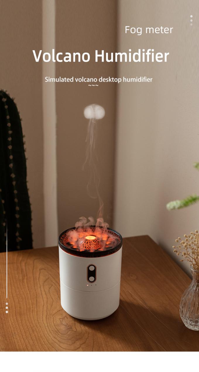 गर्म बिक्री जेलीफिश ज्वालामुखी Humidifier मिनी पोर्टेबल स्प्रे ज्वालामुखी आकार अल्ट्रासोनिक Humidifier जेलीफिश Humidifier 2