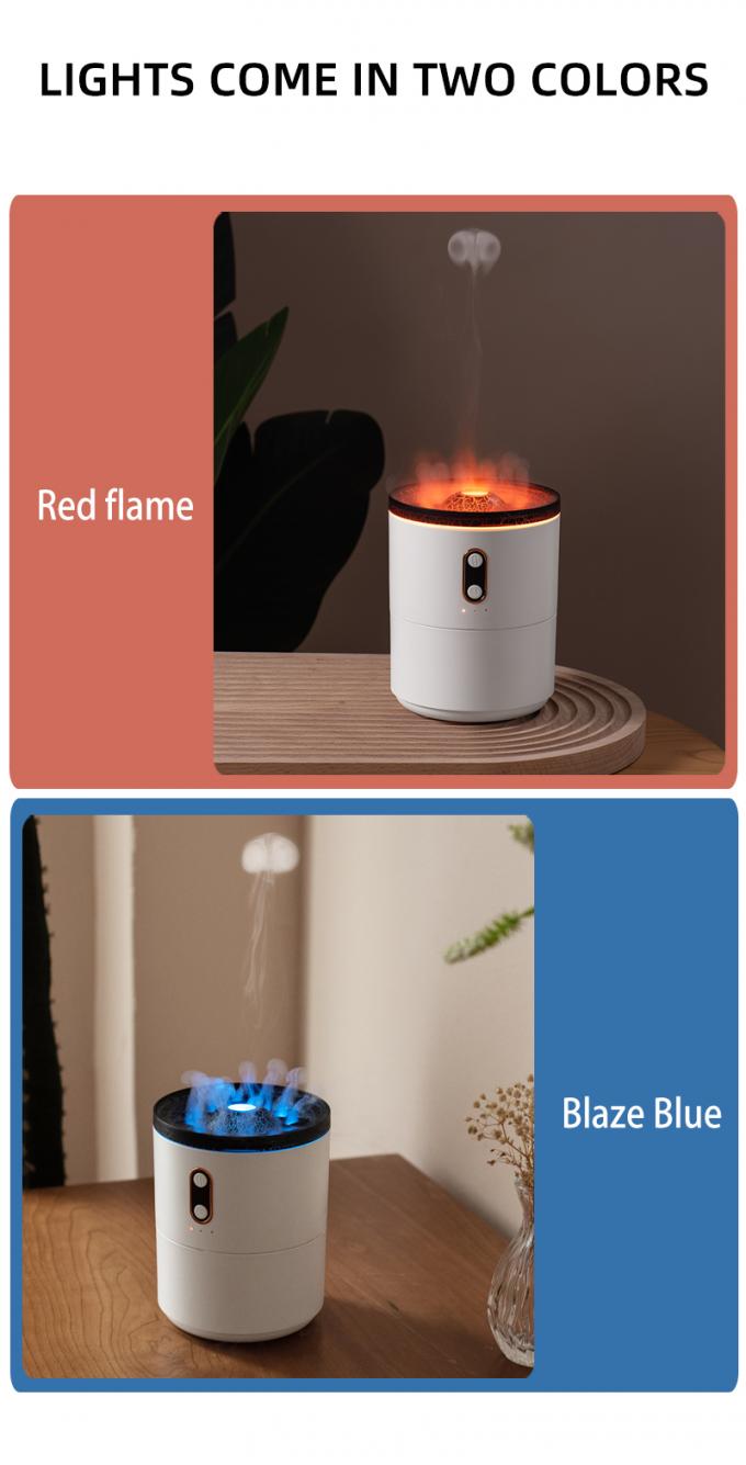 गर्म बिक्री जेलीफिश ज्वालामुखी Humidifier मिनी पोर्टेबल स्प्रे ज्वालामुखी आकार अल्ट्रासोनिक Humidifier जेलीफिश Humidifier 4
