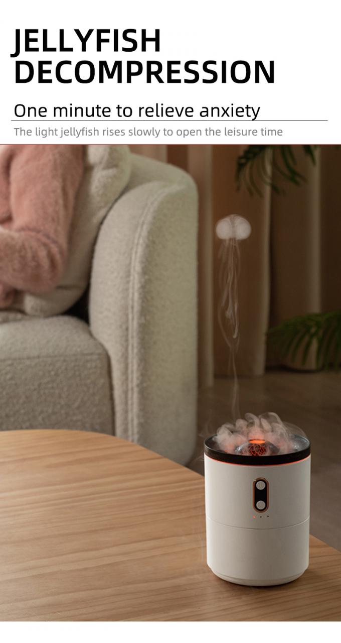 गर्म बिक्री जेलीफिश ज्वालामुखी Humidifier मिनी पोर्टेबल स्प्रे ज्वालामुखी आकार अल्ट्रासोनिक Humidifier जेलीफिश Humidifier 9
