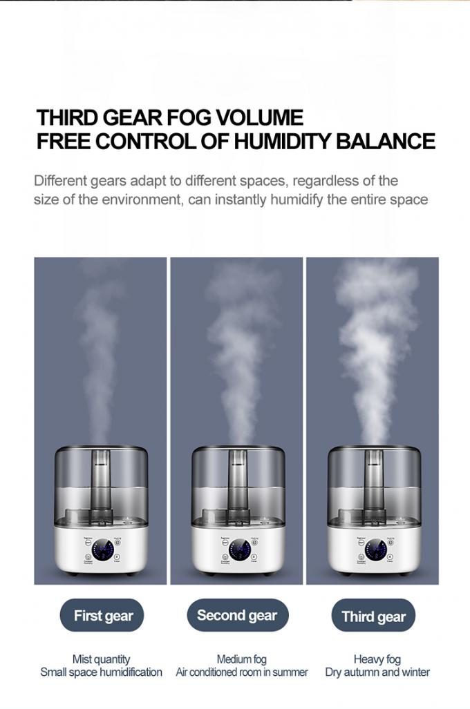 यूवी सेनिटाइजिंग लाइट इलेक्ट्रिक प्लग के साथ HOMEFISH BPA मुक्त 5L बड़ी क्षमता Humidifier 13