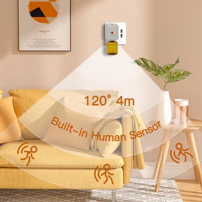 HOMEFISH 130ml आवश्यक तेल कार्यालय के लिए निर्जल सुगंध विसारक DC 110-240V 5