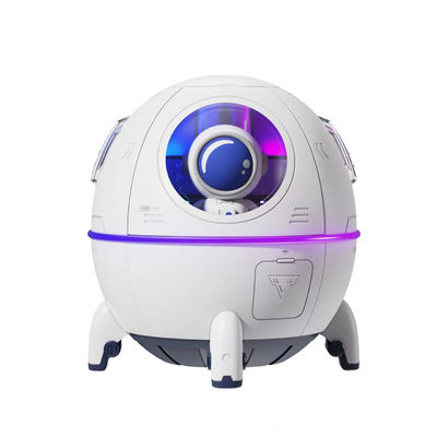 अच्छा मूल्य थोक Cute Design Space Capsule Humidifier USB रिचार्जेबल मिनी पोर्टेबल अल्ट्रासोनिक एयर ह्यूमिडिफायर एलईडी लाइट के साथ ऑनलाइन