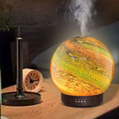 अच्छा मूल्य HOMEFISH 3D ग्लास डिजाइन आवश्यक तेल विसारक ग्रह आर्द्रक 120ml ऑनलाइन